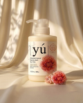 YU Peony Anti-Bacterial Dog Shampoo 400ml bottle with floral peony design